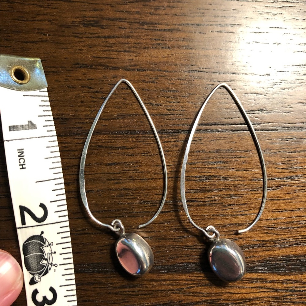 Classic Silpada Sterling vintage  bead drop earrings